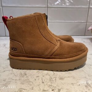 Brown Ugg Booties Women’s Size 7